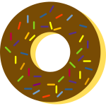 Chocolate donut 1b