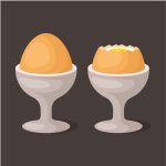 Egg in an egg cup