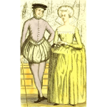 16th century fashion image