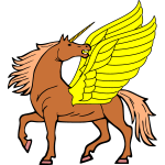 Winged unicorn/Pegasus/Unicorn 1b