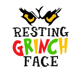 Resting Grinch Face Svg SVG PNG DXF EPS Designs Download