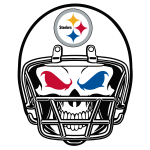 Pittsburgh Steelers Skull Helmet Svg