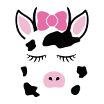 Cow Face Clipart, Svg Files For Crafting And Diy Projects