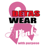 Deltas Wear Pink With Purposes Breast Cancer Svg