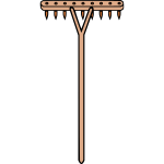 wooden rake 2