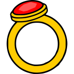 An expensive gold ring