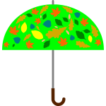 Plastic children's umbrella