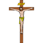 Jesus Christ, crucified on the cross