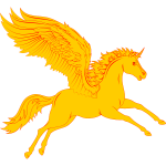 A unicorn with wings or a pegasus with a horn?