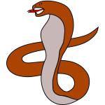 Cobra in a defensive position