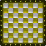 1 Chessboard Color Amarillo Clipart by DG RA