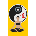 Yoga pose and Yin-Yang