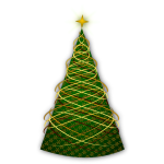 Clip art of celebration tree