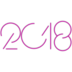 2018 year logotype