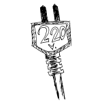 220 V symbol