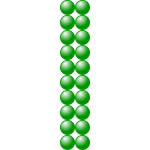 2x10 green balls