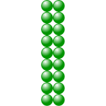2x9 green balls