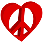 3D Peace Heart Mark II