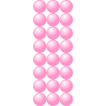 3x8 pink balls