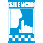 4 Signal SILENCIO azul by DG RA