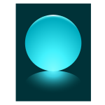 6 Cyan Sphere