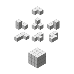 3d cubes Rubik cube