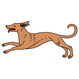 A running dog 2