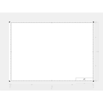 DIN A1 template vector drawing