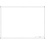 DIN A1 page template vector drawing