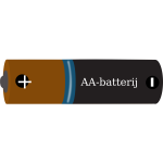 AA-battery vector image