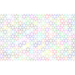 Abstract Stars Geometric Pattern Prismatic No Background