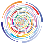 Colorful prismatic circle