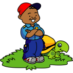 Boy and Turtle