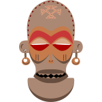 African Mask Vector Art