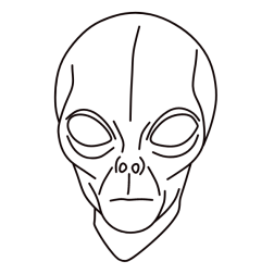 Alien's face I