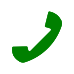 Green phone icon