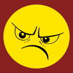 Anguished Face Emoji Icon PNG vector in SVG, PDF, AI, CDR format