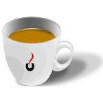 vector graphics of cup of espresso coffee