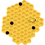 Bees and hive-1629742354