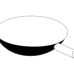 Frying pan outline