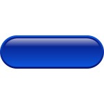 Pill shaped blue button vector drawing