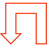U-shaped arrow set 6
