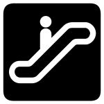 Aiga escalator pictogram