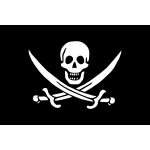 Pirate flag of Jack Rackham