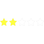 two star rating