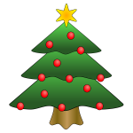 Christmas vector tree