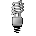 Energy saver lightbulb OFF vector image