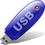 USB memory stick vector graphics