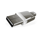 USB plug vector image