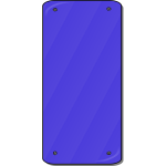 Blue pane vector image